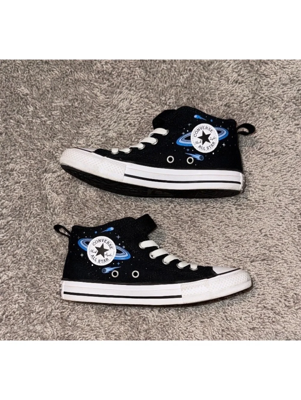 Converse Chuck Taylor All Star Space Rocket High Top Sneakers Kids Youth Size 2